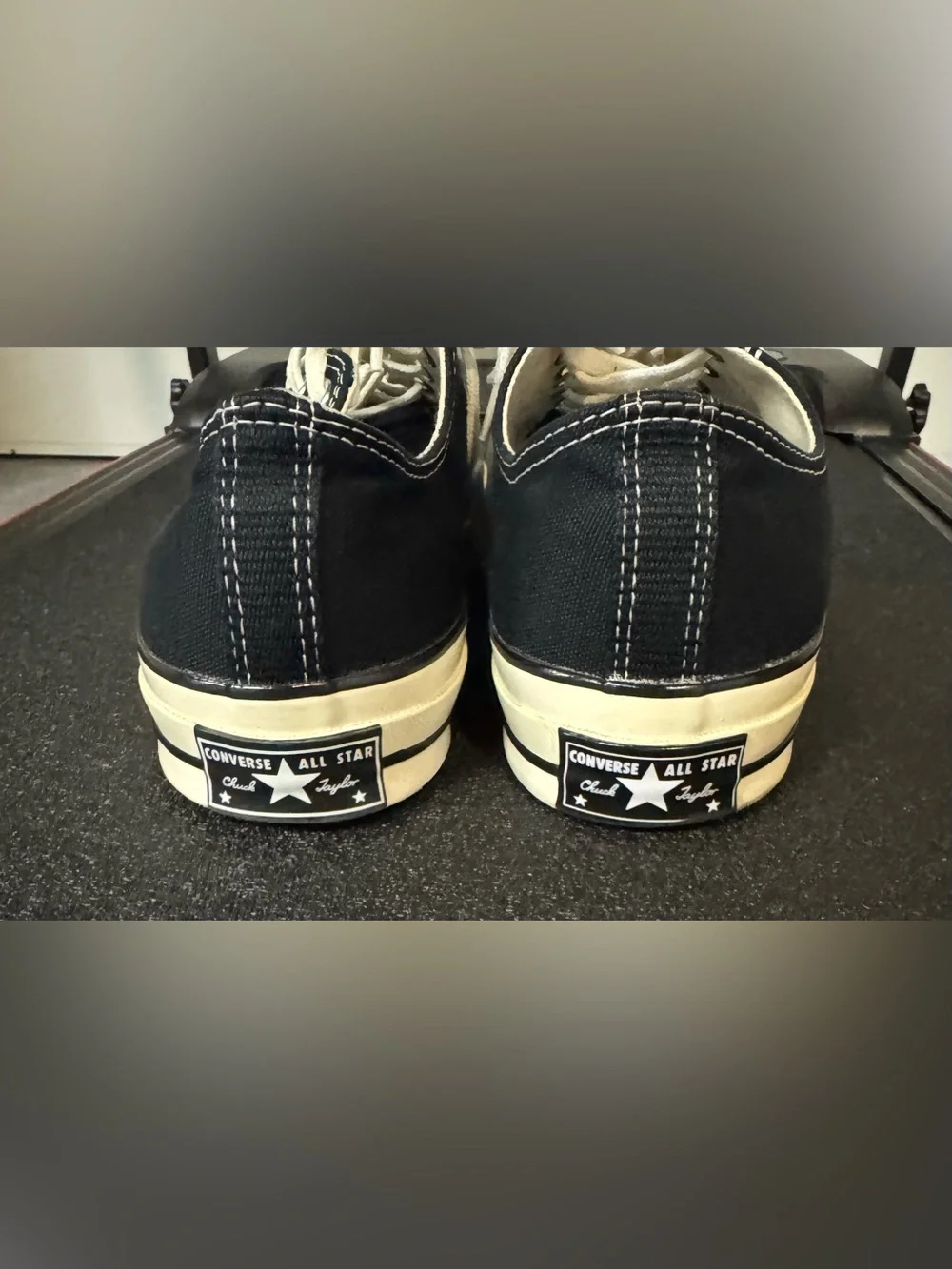 Converse Black and White Low Top Sneakers